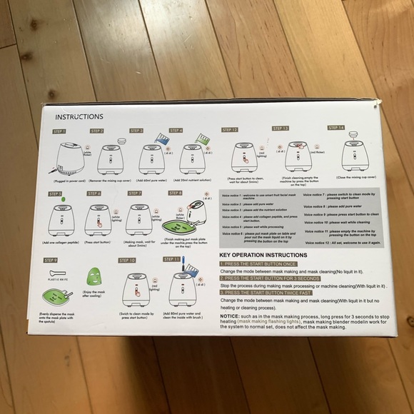 BioFace Facial Mask Machine DIY Mask Maker Customizable Face Mask New Sealed - Picture 3 of 3